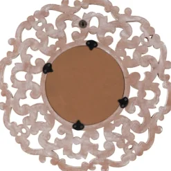 Champagne Abstract Wood Mirror-Kirkland's Home Discount