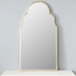 Champagne Maria Metal Arch Mirror-Kirkland's Home Discount