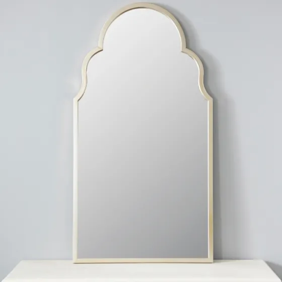 Champagne Maria Metal Arch Mirror-Kirkland's Home Discount
