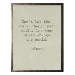 Change The World Dr. Seuss Quote Framed Art Print-Kirkland's Home Store