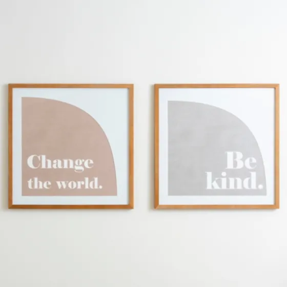 Change The World Wall Plaque-Kirkland's Home New