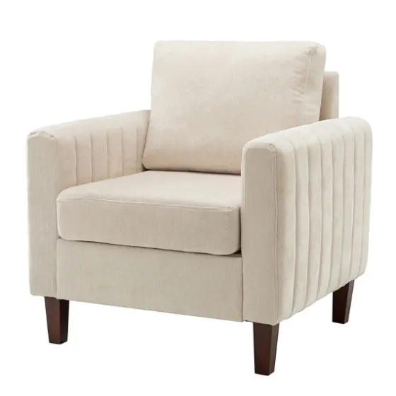 Channel Tufted Velvet Club Accent Chair-Kirkland's Home Discount
