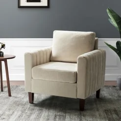 Channel Tufted Velvet Club Accent Chair-Kirkland's Home Discount
