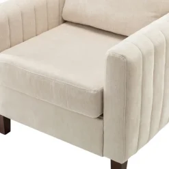 Channel Tufted Velvet Club Accent Chair-Kirkland's Home Discount