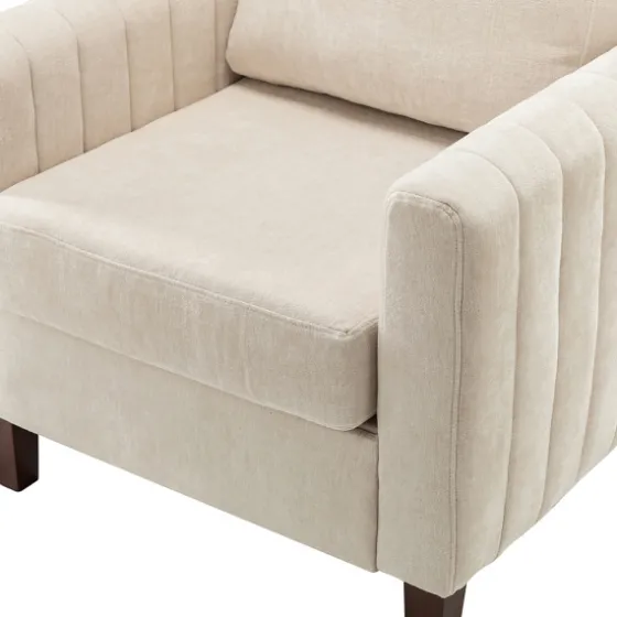 Channel Tufted Velvet Club Accent Chair-Kirkland's Home Discount