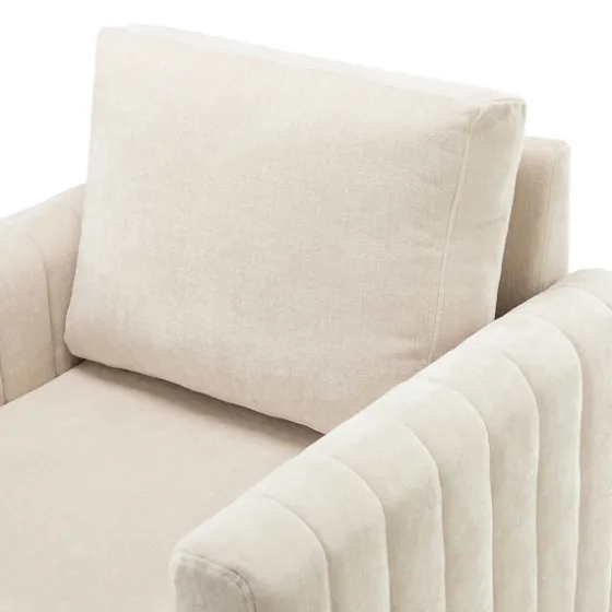 Channel Tufted Velvet Club Accent Chair-Kirkland's Home Discount