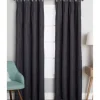 Charcoal Box Pleated Single Curtain Panel, 84 In.-Kirkland's Home Store