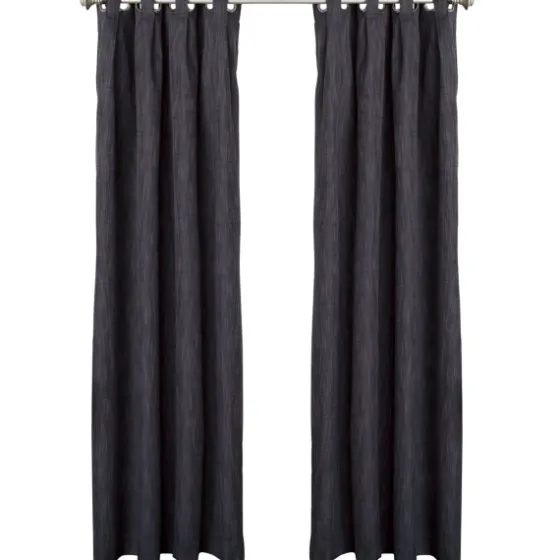 Charcoal Box Pleated Single Curtain Panel, 84 In.-Kirkland's Home Store