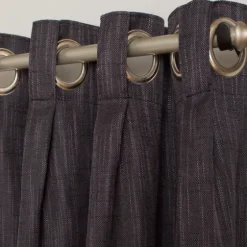 Charcoal Box Pleated Single Curtain Panel, 84 In.-Kirkland's Home Store