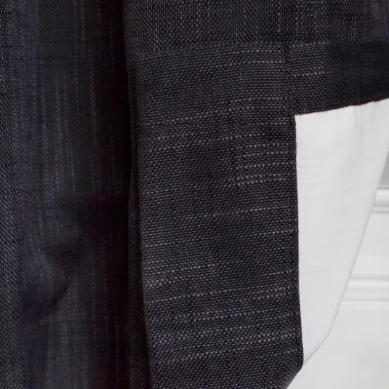 Charcoal Box Pleated Single Curtain Panel, 84 In.-Kirkland's Home Store