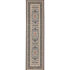 Charcoal Diamond Nile Indoor/Outdoor Runner, 1X7-Kirkland's Home Fashion