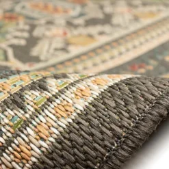 Charcoal Diamond Nile Indoor/Outdoor Runner, 1X7-Kirkland's Home Fashion
