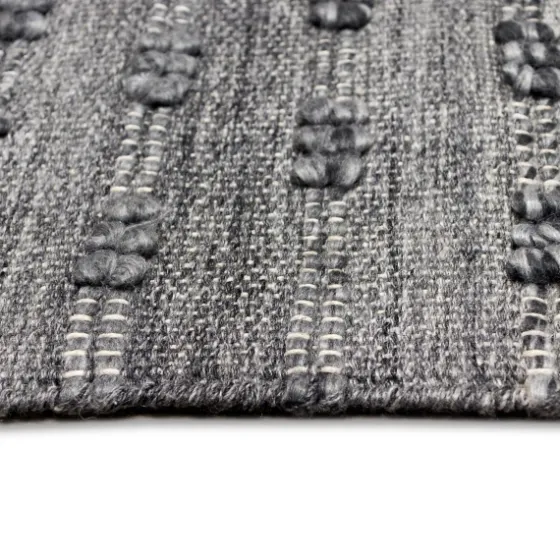 Charcoal Embellished Outdoor Area Rug, 8X10-Kirkland's Home Sale