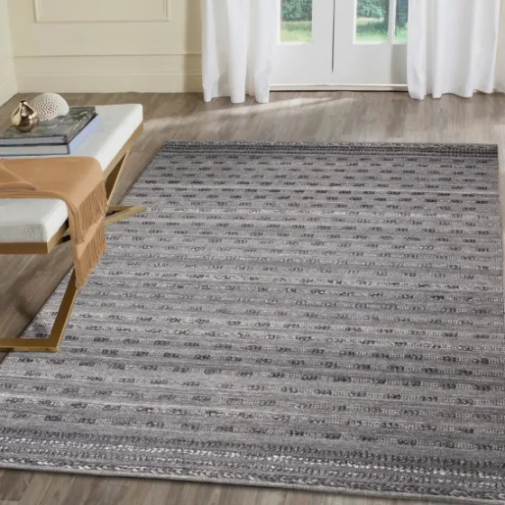 Charcoal Embellished Outdoor Area Rug, 8X10-Kirkland's Home Sale