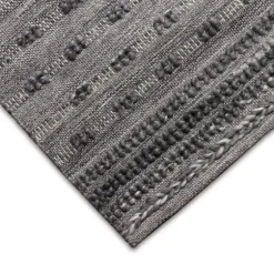 Charcoal Embellished Outdoor Area Rug, 5X8-Kirkland's Home Cheap