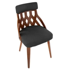 Charcoal Lattice Back 2-Pc. Dining Chair Set-Kirkland's Home Store