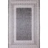 Charcoal Linear Macy Indoor/Outdoor Area Rug, 7X9-Kirkland's Home Outlet