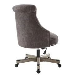 Charcoal Miller Tufted Office Chair-Kirkland's Home Fashion