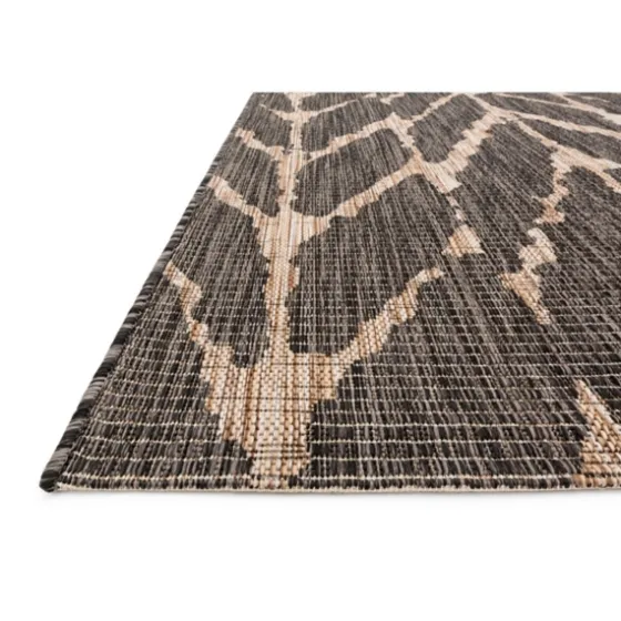 Charcoal Mocha Chevron Outdoor Area Rug, 7X10-Kirkland's Home Best Sale
