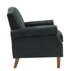 Charcoal Nailhead Trim Armchair-Kirkland's Home Outlet