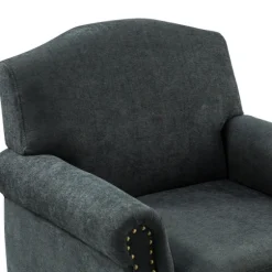 Charcoal Nailhead Trim Armchair-Kirkland's Home Outlet