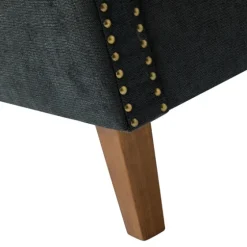 Charcoal Nailhead Trim Armchair-Kirkland's Home Outlet