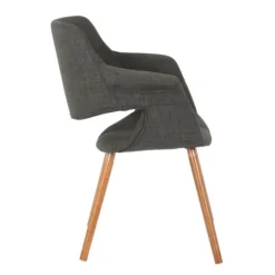 Charcoal Open Back Midcentury Accent Chair-Kirkland's Home Best Sale