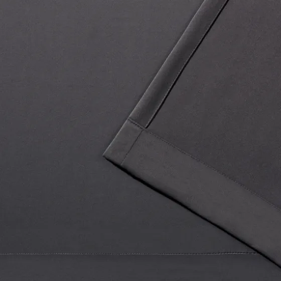 Charcoal Sateen Curtain Panel Set, 96 In.-Kirkland's Home Discount