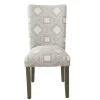 Charcoal Square Highback Dining Chairs, Set Of 2-Kirkland's Home Online