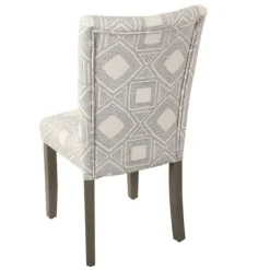 Charcoal Square Highback Dining Chairs, Set Of 2-Kirkland's Home Online