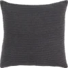 Charcoal Subtle Striped Oversized Pillow-Kirkland's Home Shop