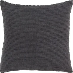 Charcoal Subtle Striped Oversized Pillow-Kirkland's Home Shop