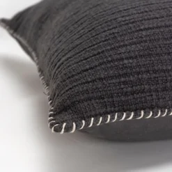 Charcoal Subtle Striped Oversized Pillow-Kirkland's Home Shop