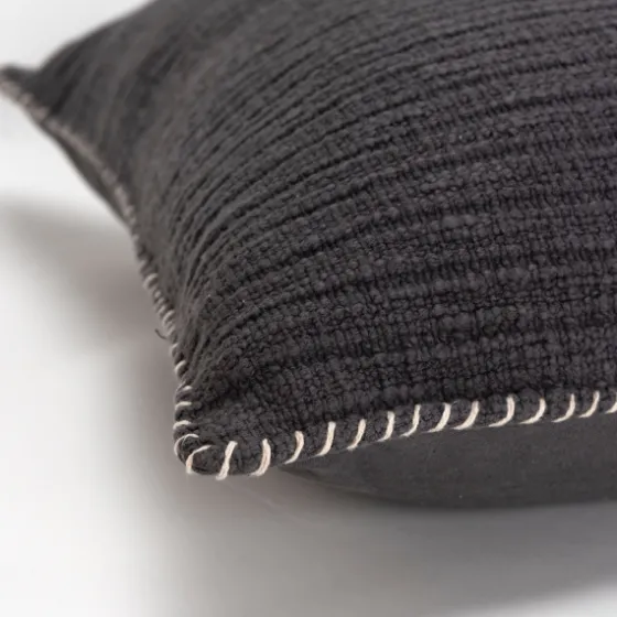 Charcoal Subtle Striped Oversized Pillow-Kirkland's Home Shop