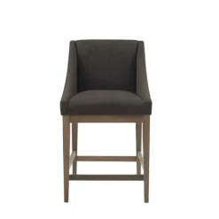 Charcoal Upholstered Seat Counter Stool-Kirkland's Home Shop