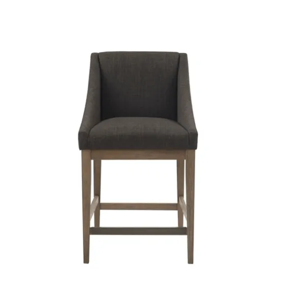 Charcoal Upholstered Seat Counter Stool-Kirkland's Home Shop