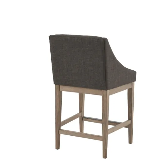 Charcoal Upholstered Seat Counter Stool-Kirkland's Home Shop