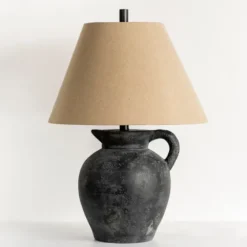Charcoal Vase Table Lamp-Kirkland's Home Shop