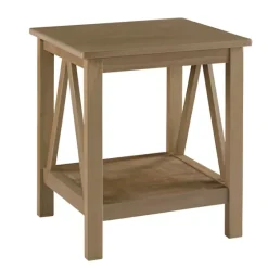 Charleston Rustic Gray Accent Table-Kirkland's Home Best Sale