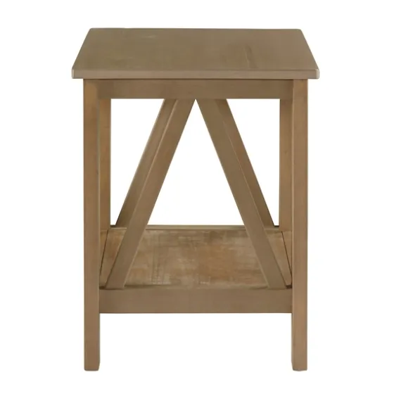 Charleston Rustic Gray Accent Table-Kirkland's Home Best Sale