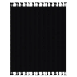 Checkered Weave Fringe Throw-Kirkland's Home Cheap