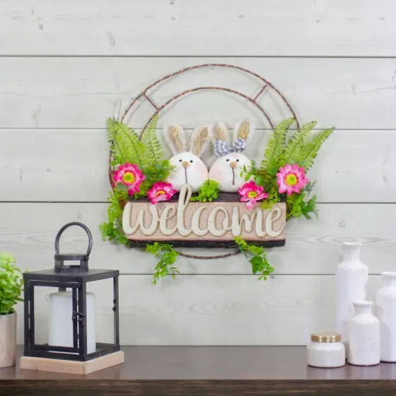 Cheerful Bunny Welcome Easter Wreath-Kirkland's Home Cheap
