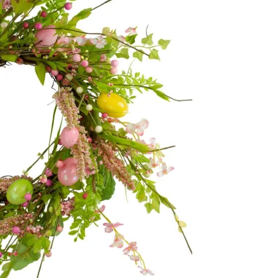 Cheerful Colored Eggs Easter Wreath-Kirkland's Home Online