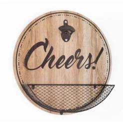 Cheers Bottle Opener Cap Catcher Wall Decoration-Kirkland's Home Best Sale