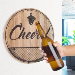 Cheers Bottle Opener Cap Catcher Wall Decoration-Kirkland's Home Best Sale