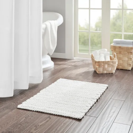 Chenille Chain Stitched Bath Mat, 40 In.-Kirkland's Home Best Sale