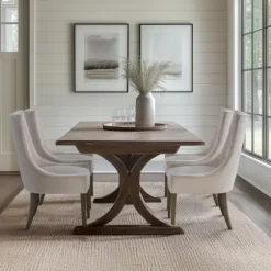 Chenille Curved Back Dining Chairs, Set Of 2-Kirkland's Home Discount