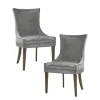 Chenille Curved Back Dining Chairs, Set Of 2-Kirkland's Home Best Sale