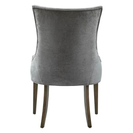 Chenille Curved Back Dining Chairs, Set Of 2-Kirkland's Home Best Sale