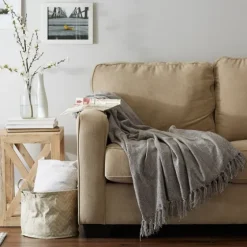 Chenille Fringe Throw-Kirkland's Home Hot